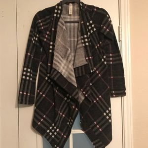 Plaid Cardigan